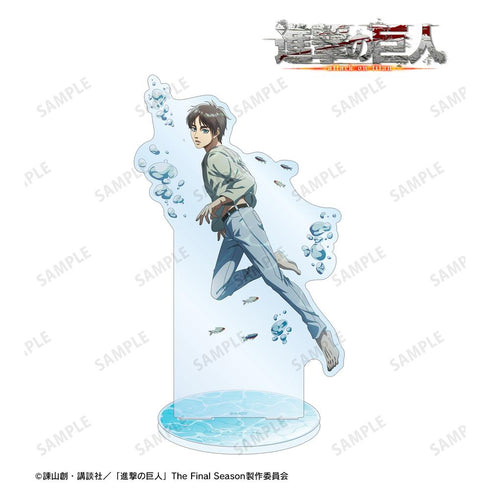『進撃の巨人』描き下ろしイラスト エレン 水中浮遊ver. 特大アクリルスタンド【202512再販】