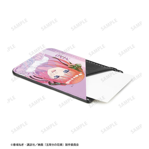 『五等分の花嫁』描き下ろしイラスト 中野二乃 制服エプロンver. Ani-Art clear label スマホカードポケット【202501再販】