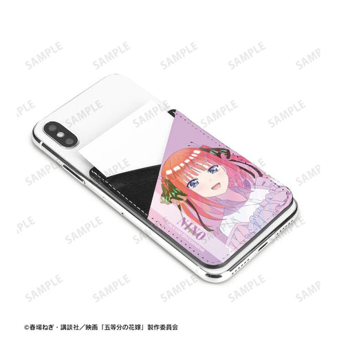 『五等分の花嫁』描き下ろしイラスト 中野二乃 制服エプロンver. Ani-Art clear label スマホカードポケット【202501再販】