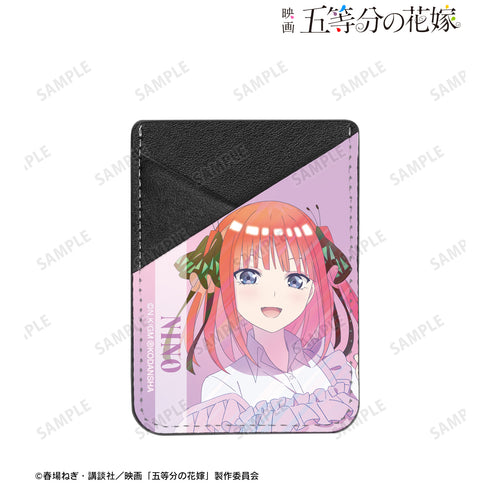 『映画 五等分の花嫁』描き下ろしイラスト 中野二乃 制服エプロンver. Ani-Art clear label スマホカードポケット