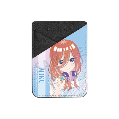 『五等分の花嫁』描き下ろしイラスト 中野三玖 制服エプロンver. Ani-Art clear label スマホカードポケット【202501再販】