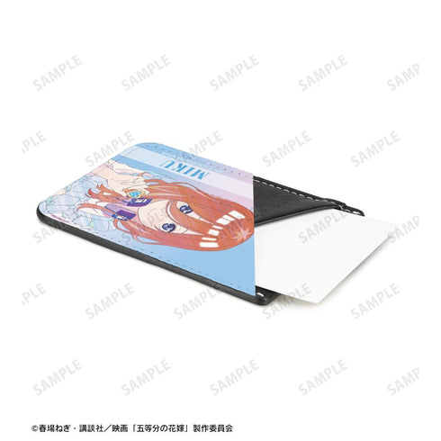 『五等分の花嫁』描き下ろしイラスト 中野三玖 制服エプロンver. Ani-Art clear label スマホカードポケット【202501再販】
