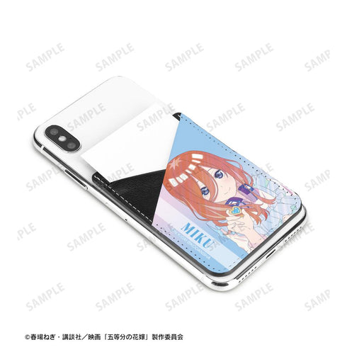 『五等分の花嫁』描き下ろしイラスト 中野三玖 制服エプロンver. Ani-Art clear label スマホカードポケット【202501再販】