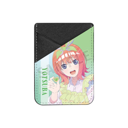 『五等分の花嫁』描き下ろしイラスト 中野四葉 制服エプロンver. Ani-Art clear label スマホカードポケット【202501再販】