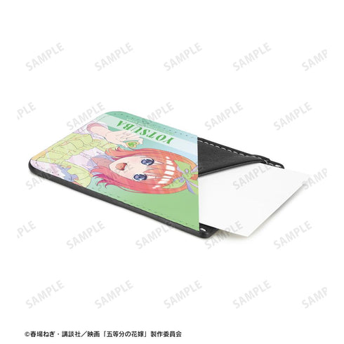 『五等分の花嫁』描き下ろしイラスト 中野四葉 制服エプロンver. Ani-Art clear label スマホカードポケット【202501再販】