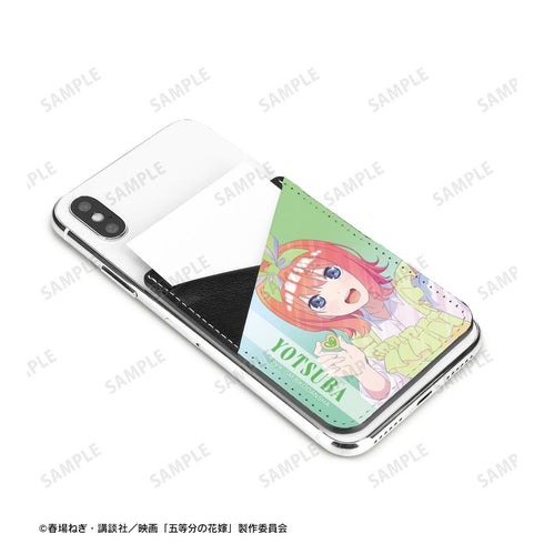 『五等分の花嫁』描き下ろしイラスト 中野四葉 制服エプロンver. Ani-Art clear label スマホカードポケット【202501再販】