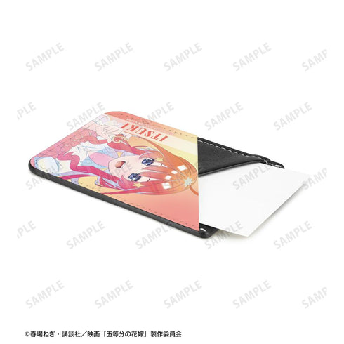 『五等分の花嫁』描き下ろしイラスト 中野五月 制服エプロンver. Ani-Art clear label スマホカードポケット【202501再販】