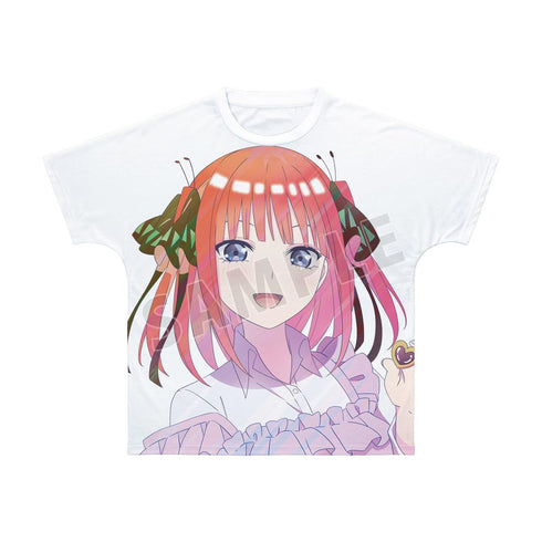 『五等分の花嫁』描き下ろしイラスト 中野二乃 制服エプロンver. Ani-Art clear label フルグラフィックTシャツユニセックス【202501再販】