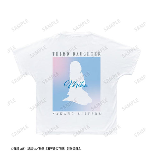 『五等分の花嫁』描き下ろしイラスト 中野三玖 制服エプロンver. Ani-Art clear label フルグラフィックTシャツユニセックス【202501再販】