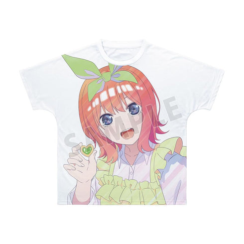 『五等分の花嫁』描き下ろしイラスト 中野四葉 制服エプロンver. Ani-Art clear label フルグラフィックTシャツユニセックス【202501再販】