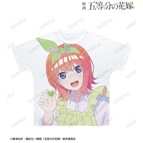 『五等分の花嫁』描き下ろしイラスト 中野四葉 制服エプロンver. Ani-Art clear label フルグラフィックTシャツユニセックス【202501再販】