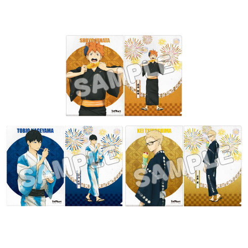 『ハイキュー!!』和紙風クリアファイル3枚セット<烏野>