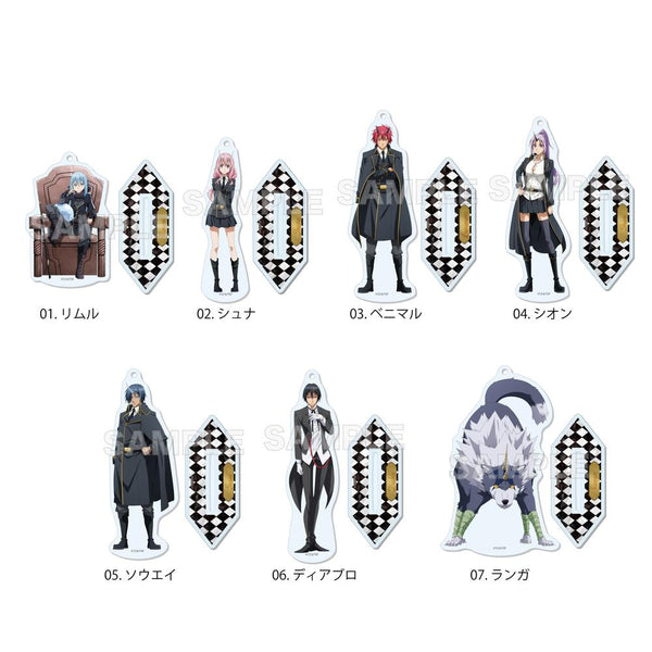 『転生したらスライムだった件』六角形アクリルスタンドキーホルダー /01 第1弾(全7種)【BOX】【202510再販】