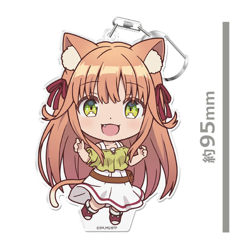 『勇者パーティを追放されたビーストテイマー、最強種の猫耳少女と出会う』ぷにこれ!キーホルダー(スタンド付) カナデ