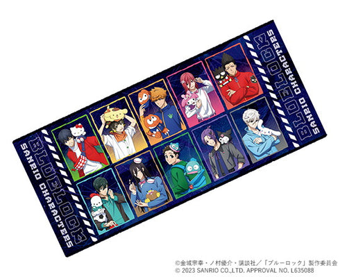 『ブルーロック×サンリオキャラクターズ』フェイスタオル (描き下ろしイラスト)