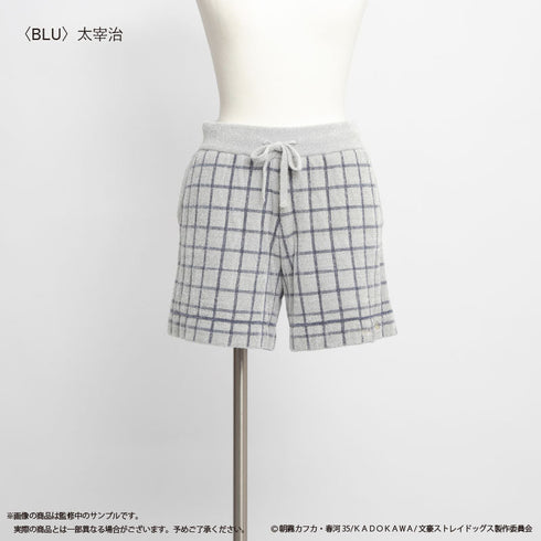 『文豪ストレイドッグス』ルームウェアショートパンツ(レディース) ブルー 太宰治