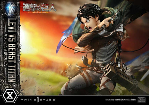 『進撃の巨人』アルティメットプレミアムマスターライン リヴァイ VS 獣の巨人