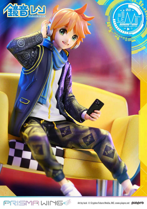 『ピアプロキャラクターズ 鏡音レン』PRISMA WING Art by lack 1/7スケール 完成品フィギュア