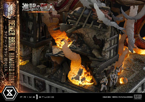 《進擊的巨人》終極場景模型大師系列 萊納·布朗 鎧之巨人