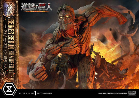 《進擊的巨人》終極場景模型大師系列 萊納·布朗 鎧之巨人