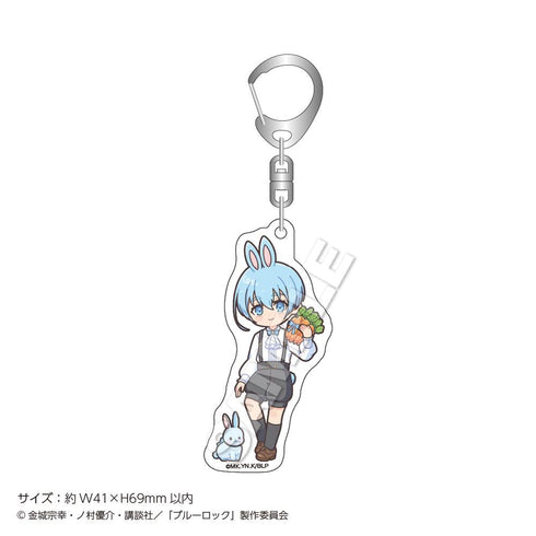 『ブルーロック』アクリルキーホルダーmini Rabbit 氷織羊
