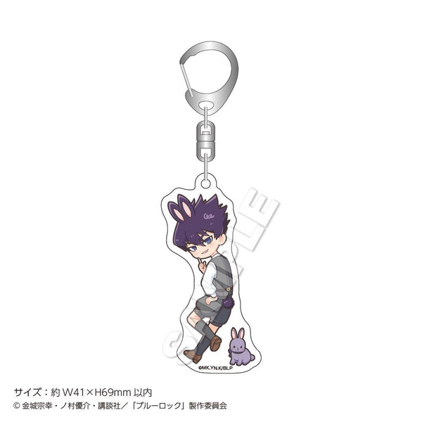 『ブルーロック』アクリルキーホルダーmini Rabbit 烏旅人