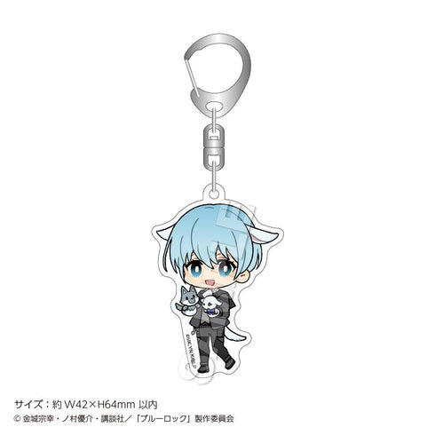 蓝石 "亚克力钥匙扣迷你童话冰织羊