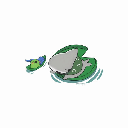 『おでかけ子ザメ』Tシャツ(ぷかぷか)