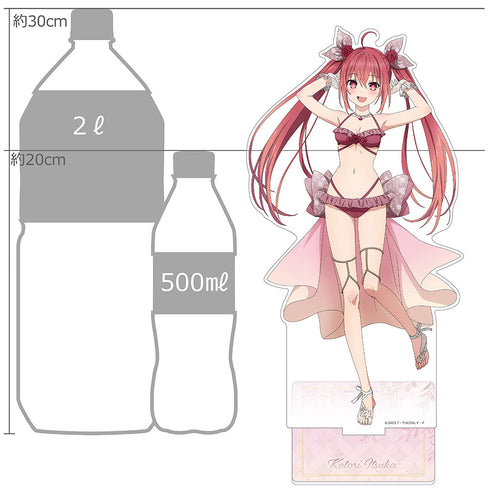 Date A Live V" newly drawn oversized acrylic stand (Kotori Gokawa / swimsuit dress)