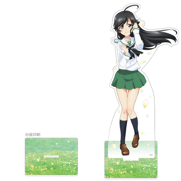 『ガールズ&パンツァー 最終章』描き下ろし特大アクリルスタンド(五十鈴華/制服)【202610再販】
