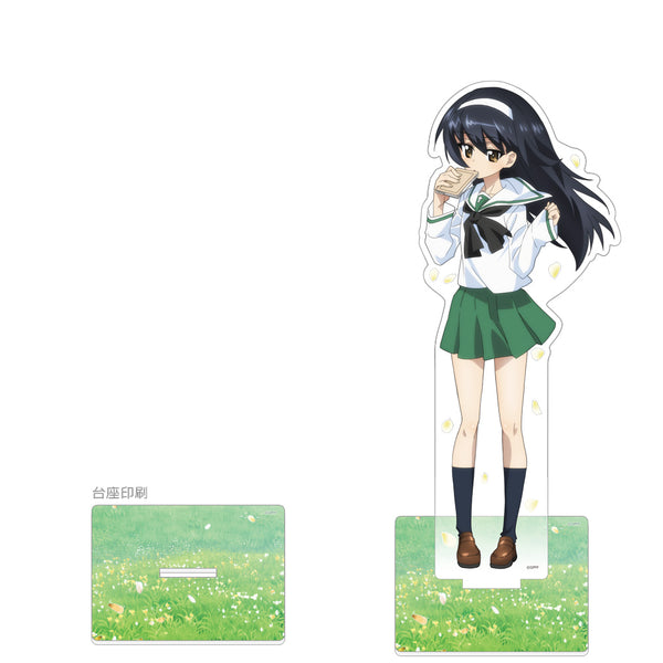 『ガールズ&パンツァー 最終章』描き下ろし特大アクリルスタンド(冷泉麻子/制服)【202610再販】