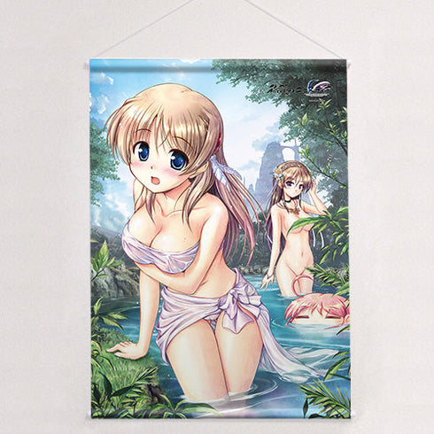 『穢翼のユースティア』B2タペストリー(フィオネ&エリス&ティア/水浴び)Wスエード