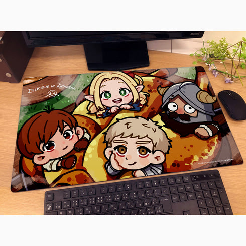 『ダンジョン飯』ラバーマット ミニキャラ