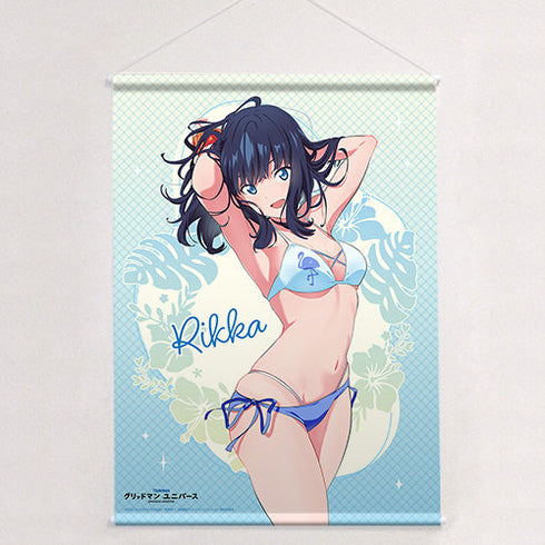 『グリッドマンユニバース』描き下ろしB2タペストリー 宝多六花/水着 Wスエード