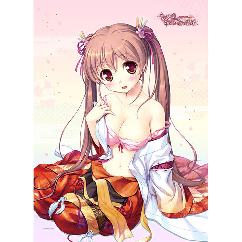 《千刃涛,桃花染的皇姬》B2挂毯(椎叶古杜音/巫女服半敞)双面麂皮【202610再版】