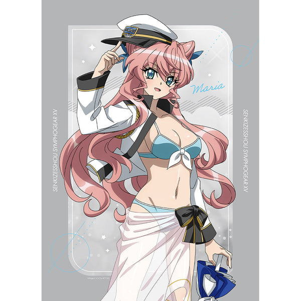 『戦姫絶唱シンフォギアXV』描き下ろしB2タペストリー(マリア/マリンセーラー水着)Wスエード