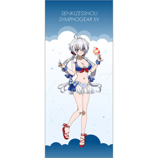 『戦姫絶唱シンフォギアXV』描き下ろし特大タペストリー(クリス/マリンセーラー水着)