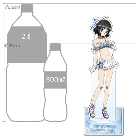 『戦姫絶唱シンフォギアXV』描き下ろし特大アクリルスタンド(未来/マリンセーラー水着)