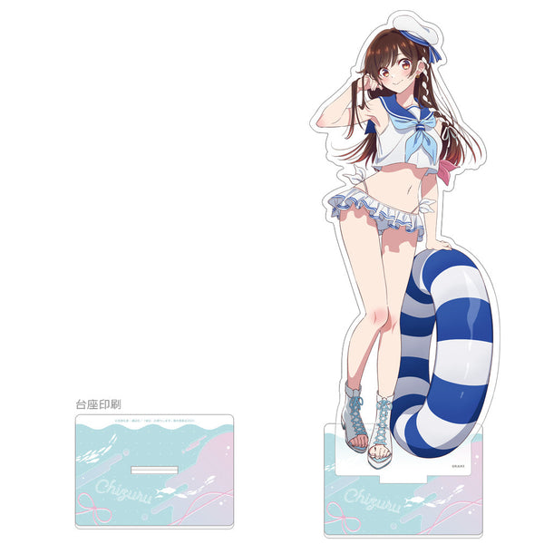 『彼女、お借りします』描き下ろし特大アクリルスタンド (水原千鶴/マリンセーラー水着)【202509再販】