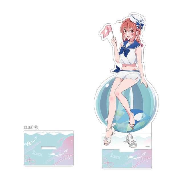 『彼女、お借りします』描き下ろし特大アクリルスタンド (桜沢墨/マリンセーラー水着)【202509再販】