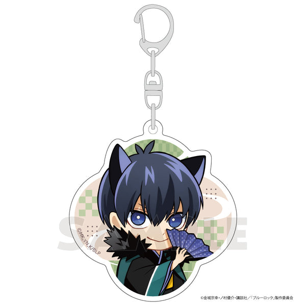 『ブルーロック』アクリルキーホルダー 潔世一 和服ケモミミ