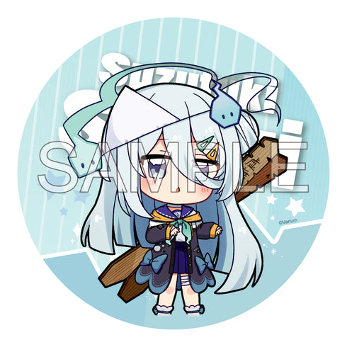 『Varium』涼月すい 100mm缶バッジ 2023夏描き下ろしSDイラスト