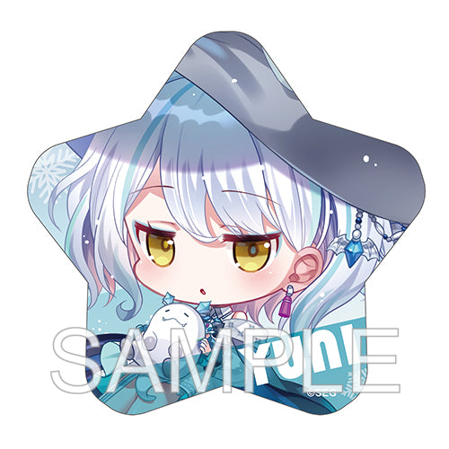 『深淵組』春雨ゆに 星形缶バッジ 公式SDイラスト Ver.