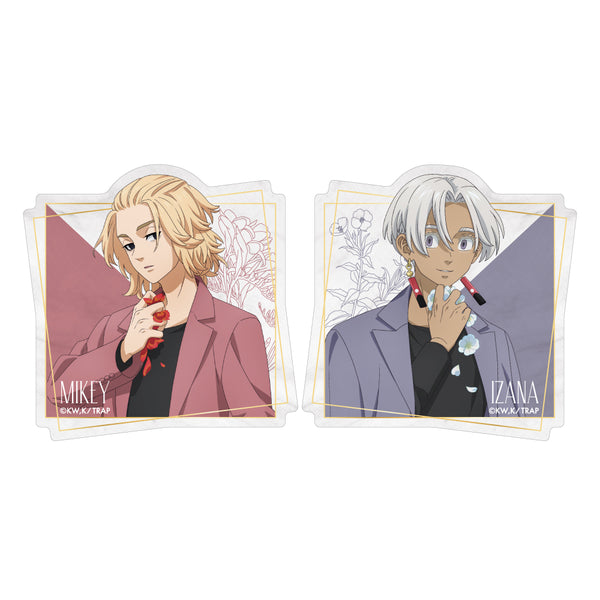 『東京リベンジャーズ』ステッカー2枚組 dusty flower ver. / 佐野万次郎&黒川イザナ