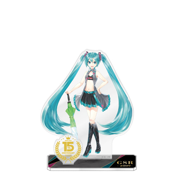 『初音ミク』GTプロジェクト 15周年記念 アクリルスタンド 2009Ver.