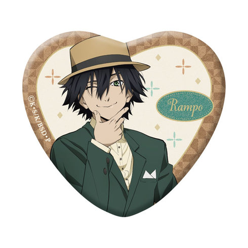 『文豪ストレイドッグス』描きおろしハート缶バッジ modern fashion【BOX】