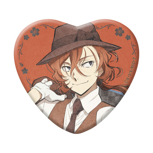 『文豪ストレイドッグス』描きおろしハート缶バッジ modern fashion【BOX】