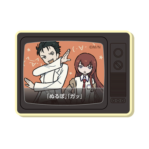 "STEINS;GATE" TV-Shaped Magnet / "Nurupo," "Gah"