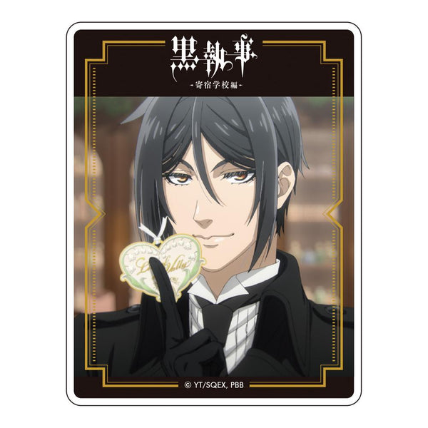 "Black Butler: Boarding School Arc" Memorial Acrylic Badge: Sebastian Michaelis