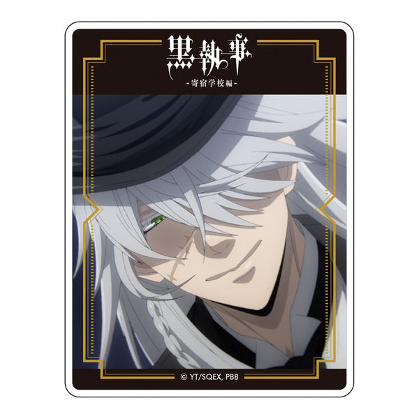 "Black Butler: Boarding School Arc" Memorial Acrylic Badge: Undertaker